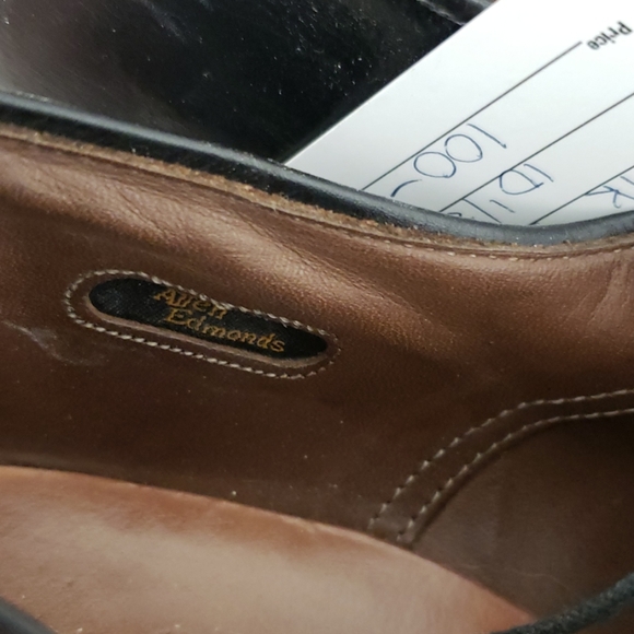 Allen Edmonds Black Leather Oxfords